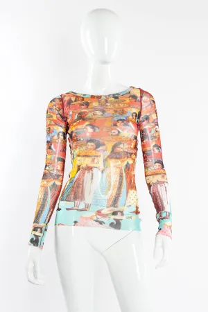 1994 Bollywood Mesh Top