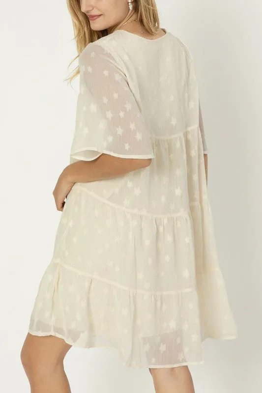 A-Line Tiered Dress