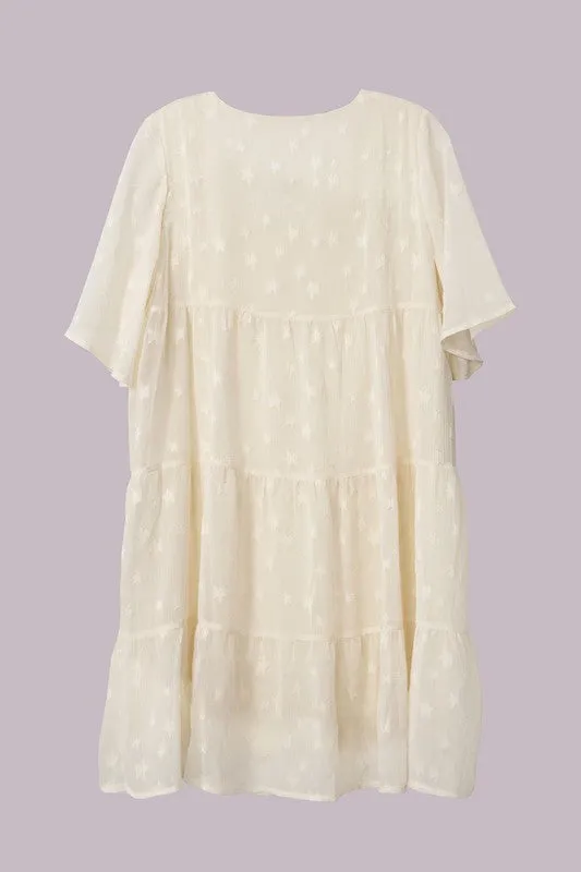 A-Line Tiered Dress