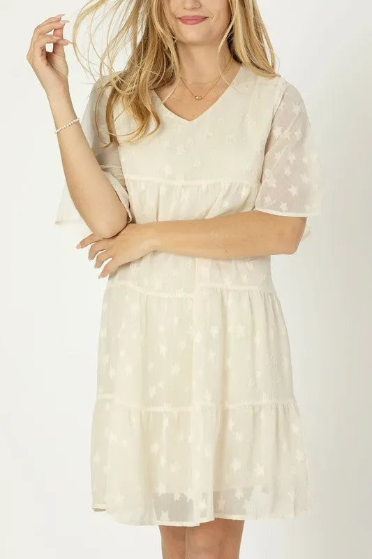 A-Line Tiered Dress