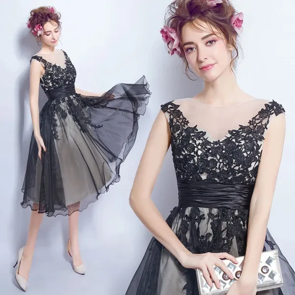 Anneprom A-line Bateau Short Prom Drsess Juniors Homecoming Dresses APH0093