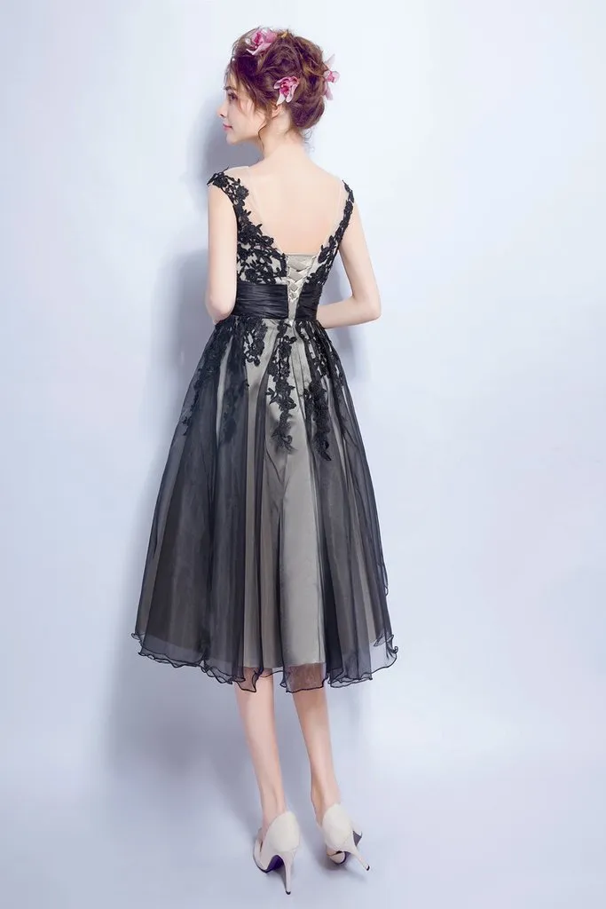 Anneprom A-line Bateau Short Prom Drsess Juniors Homecoming Dresses APH0093