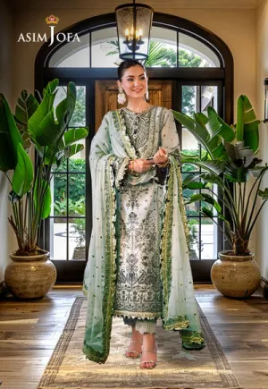Asim Jofa | Luxury CAMBRIC 3 PCS '24 | AJFILE-28