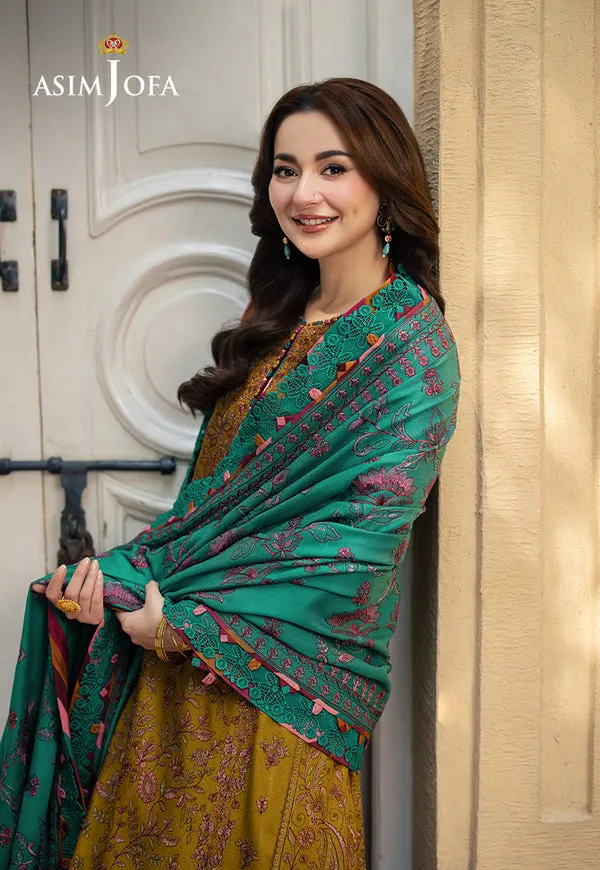 Asim Jofa | Pashmina | Embroidered Twill | AJKI-04