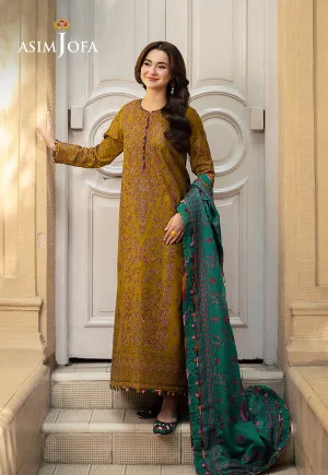Asim Jofa | Pashmina | Embroidered Twill | AJKI-04