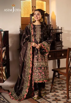 Asim Jofa | Pashmina | Embroidered Twill | AJKI-09