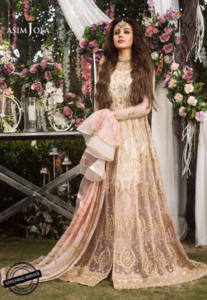 Asim Jofa Wedding Party Wear in Pink Color #C2005