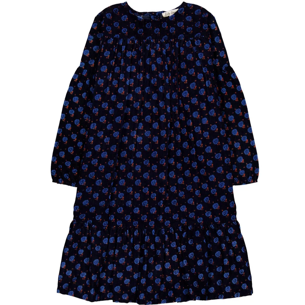 Ava Envol Marine Velvet Dress