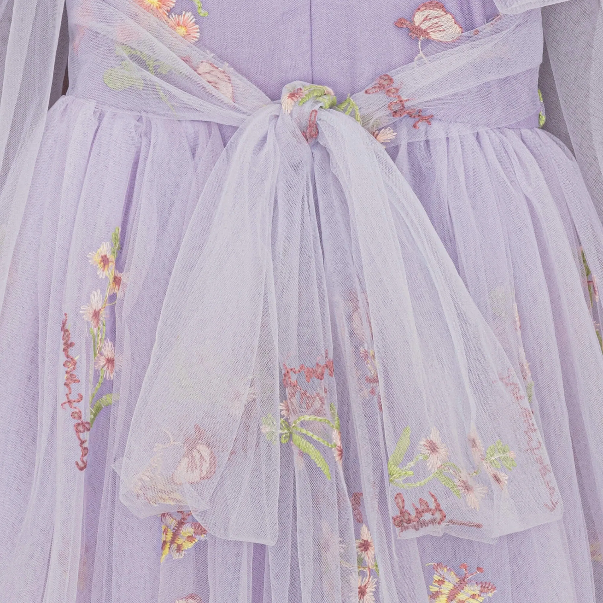 Baby Enchanted Angel Dress - Embroidered Lilac