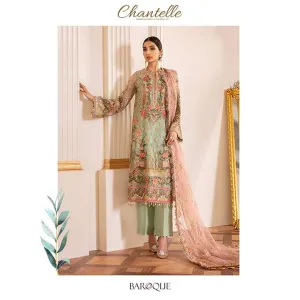 Baroque Eid Dress with Embroidery #M0006