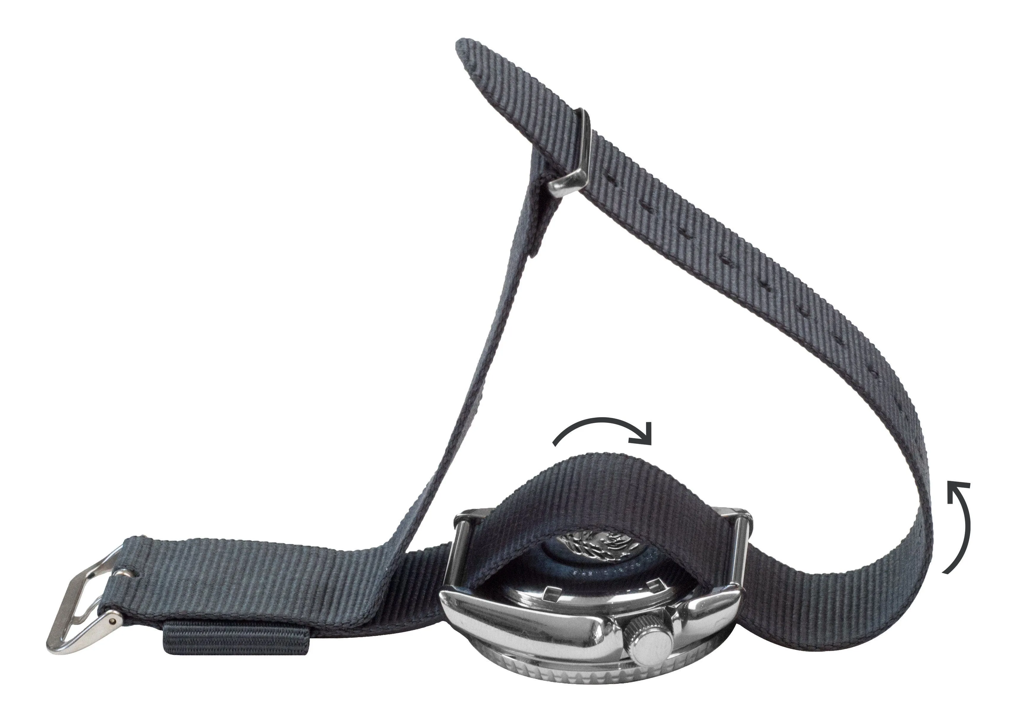 BLACK NYLON NATO® style WATCH BAND