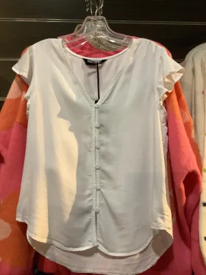 Blair, White Short Sleeve