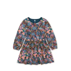 Blouson Sleeve Pocket Dress - Saffron