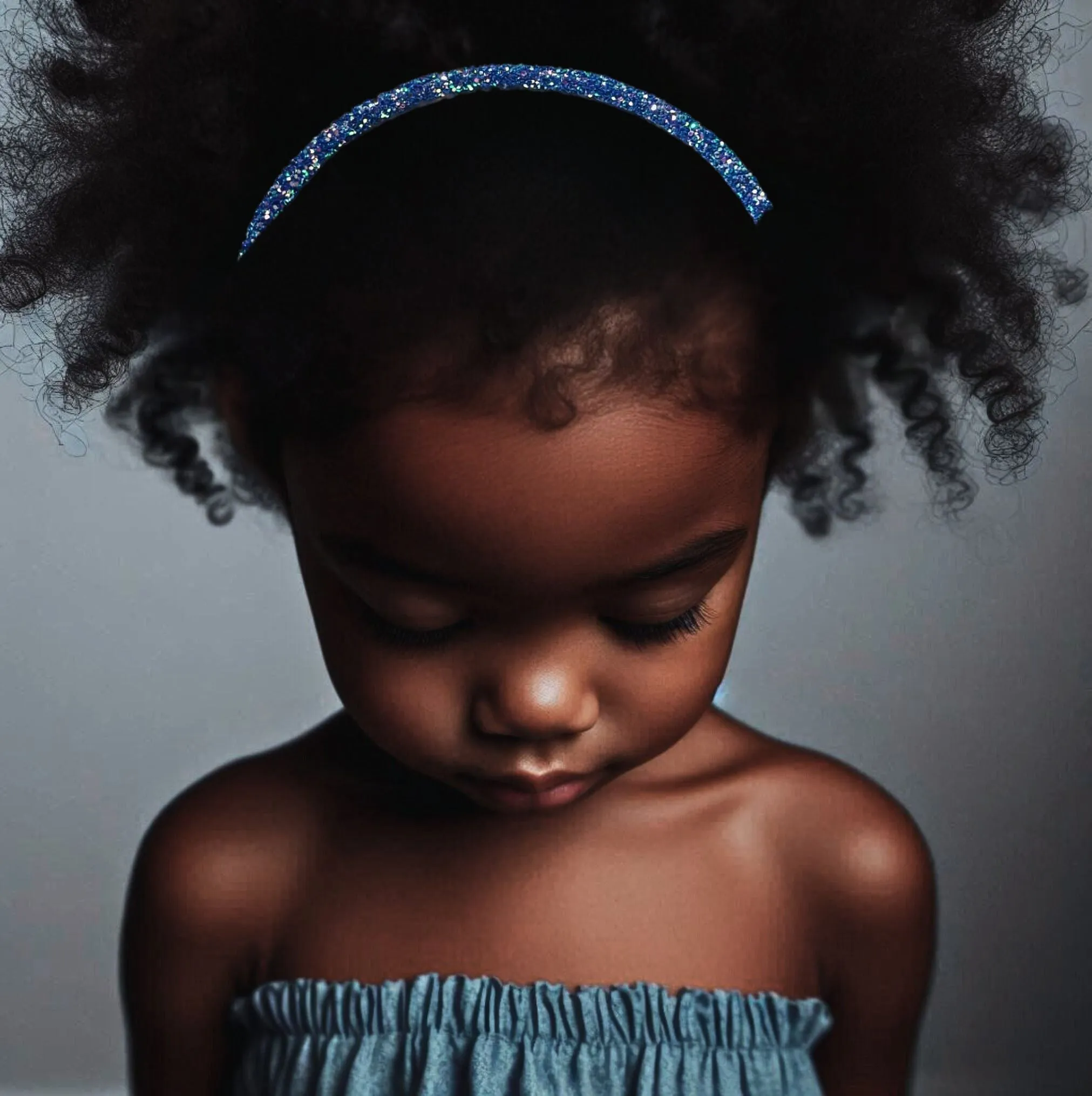 Blue Glitter |  Headband