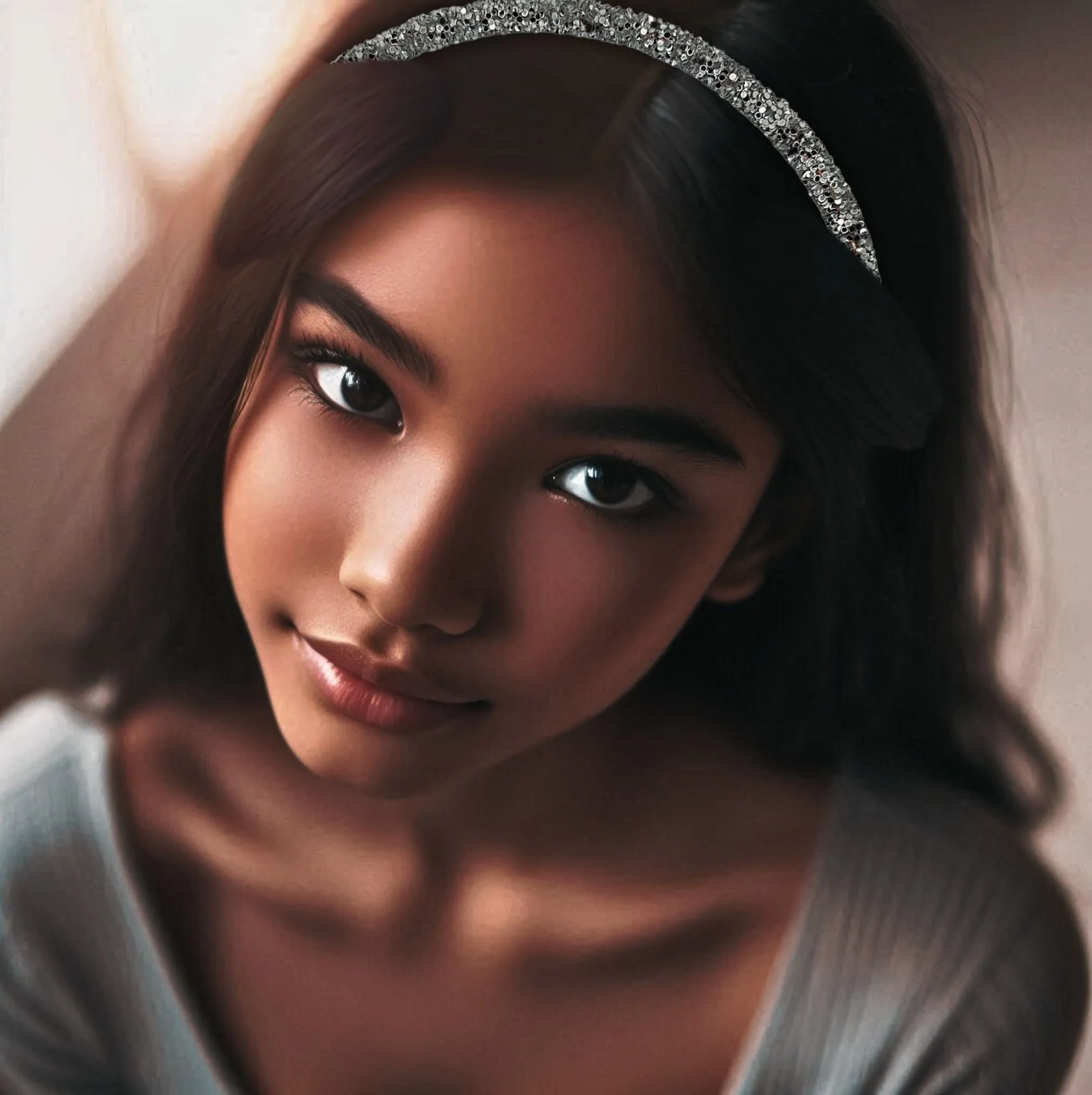 Blue Glitter |  Headband