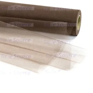 Brown Tulle Fabric