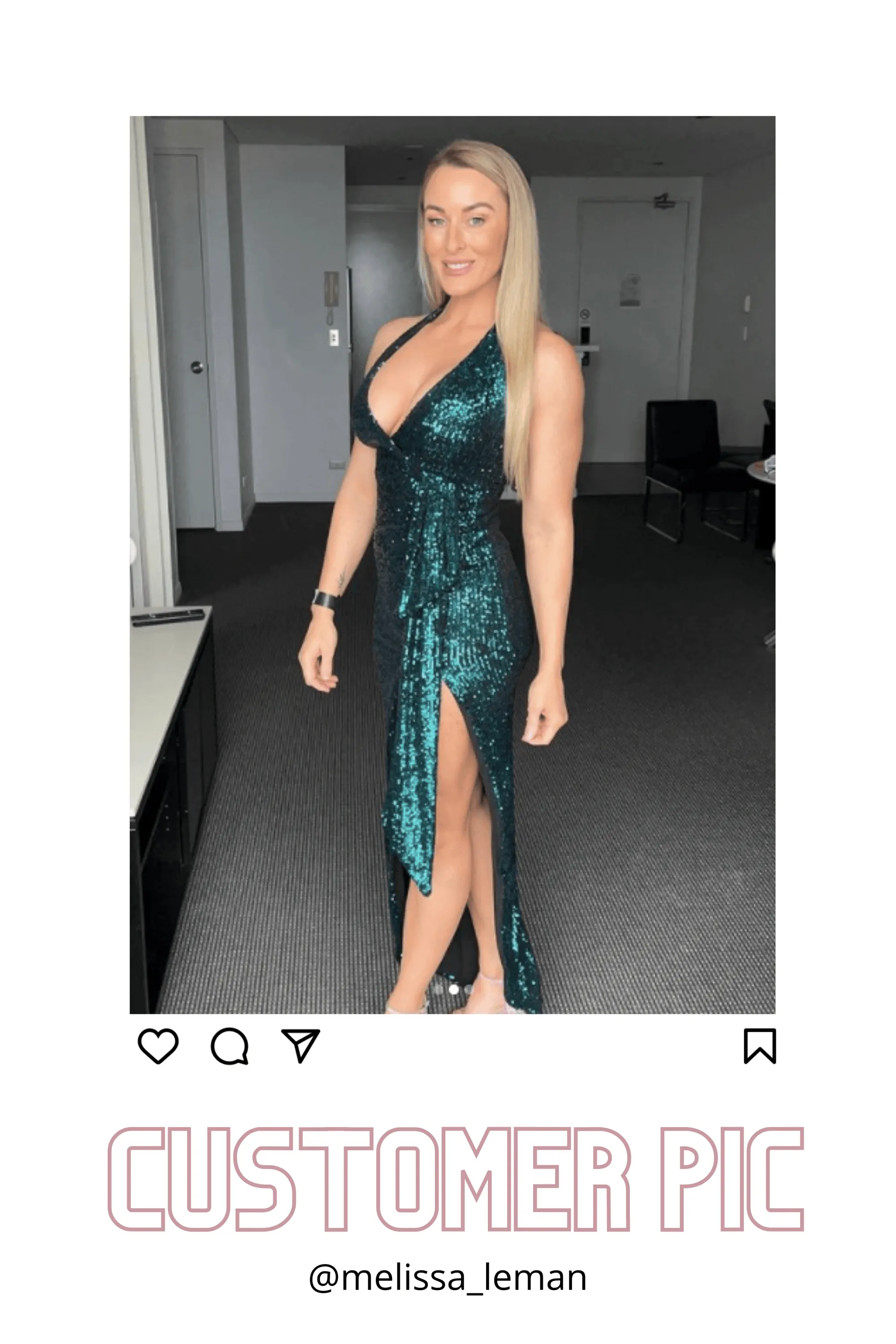 BUY IT NOOKIE Selena Gown (Teal)