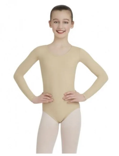 Capezio Long Sleeve Nude Leotard