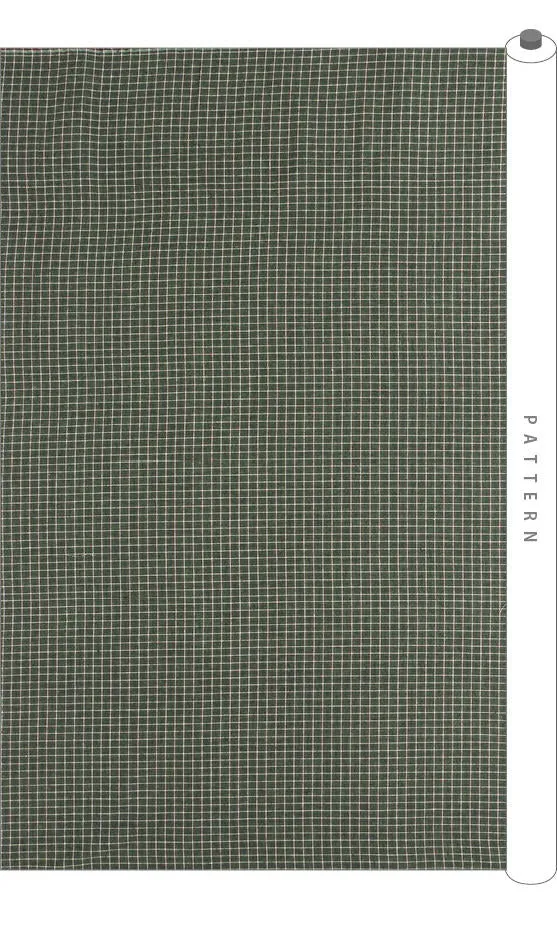 Checkered Cotton Blend Fabric, By the Yard GJ 56371