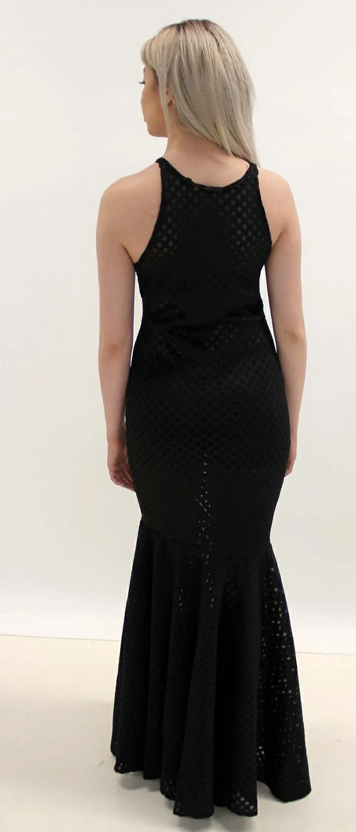 Chic Mermaid Mesh Gown