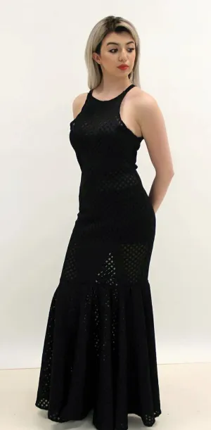 Chic Mermaid Mesh Gown