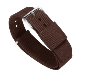 Chocolate Brown NATO® style Watch Band (18mm, 20mm, 22mm SALE)