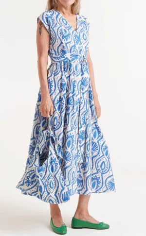 Compania Fantastica Aquaria Printed Midi Dress
