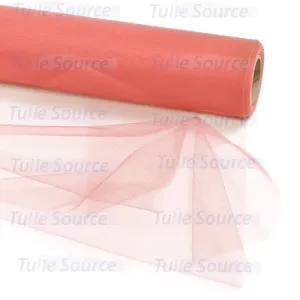 Coral Tulle Fabric