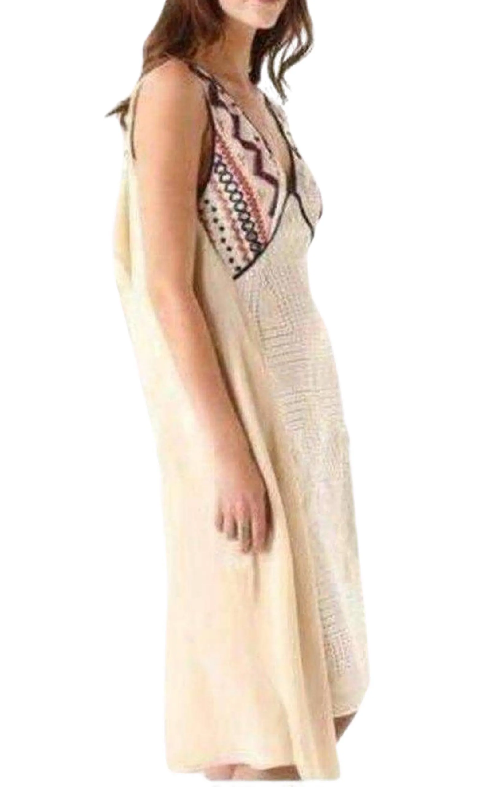 Dayanna Color Block Silk Dress
