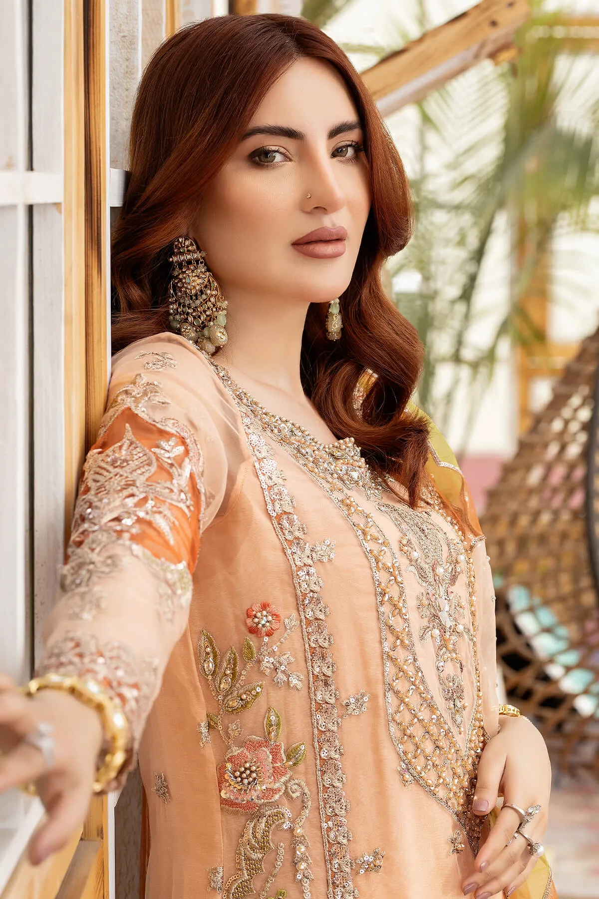 Designer Embroidered Salwar Kameez Trouser Style Pakistani Party Wear