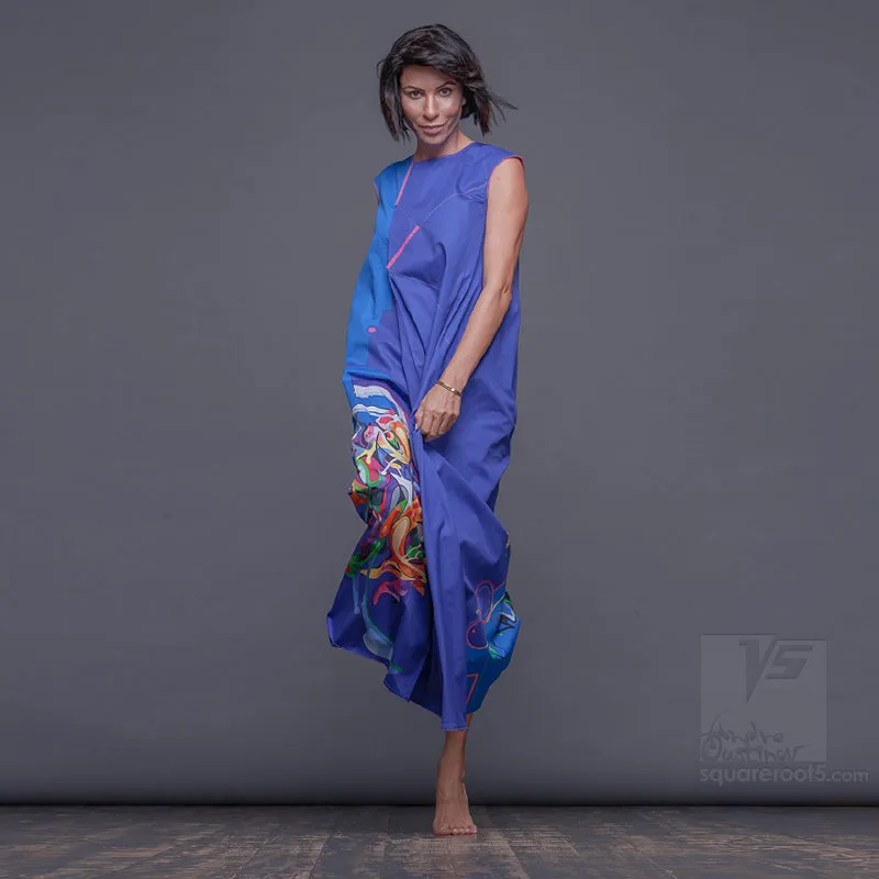 Dress "Atlantis" model "CC" Cerulean Cosmic