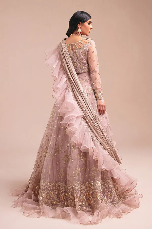 Elegant Baby Pink Embroidered Pakistani Wedding dress Lehenga Choli