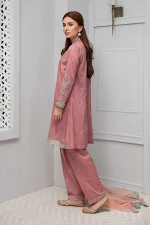 Elegant punjabi traditional dress in beautiful tea pink color # P2245
