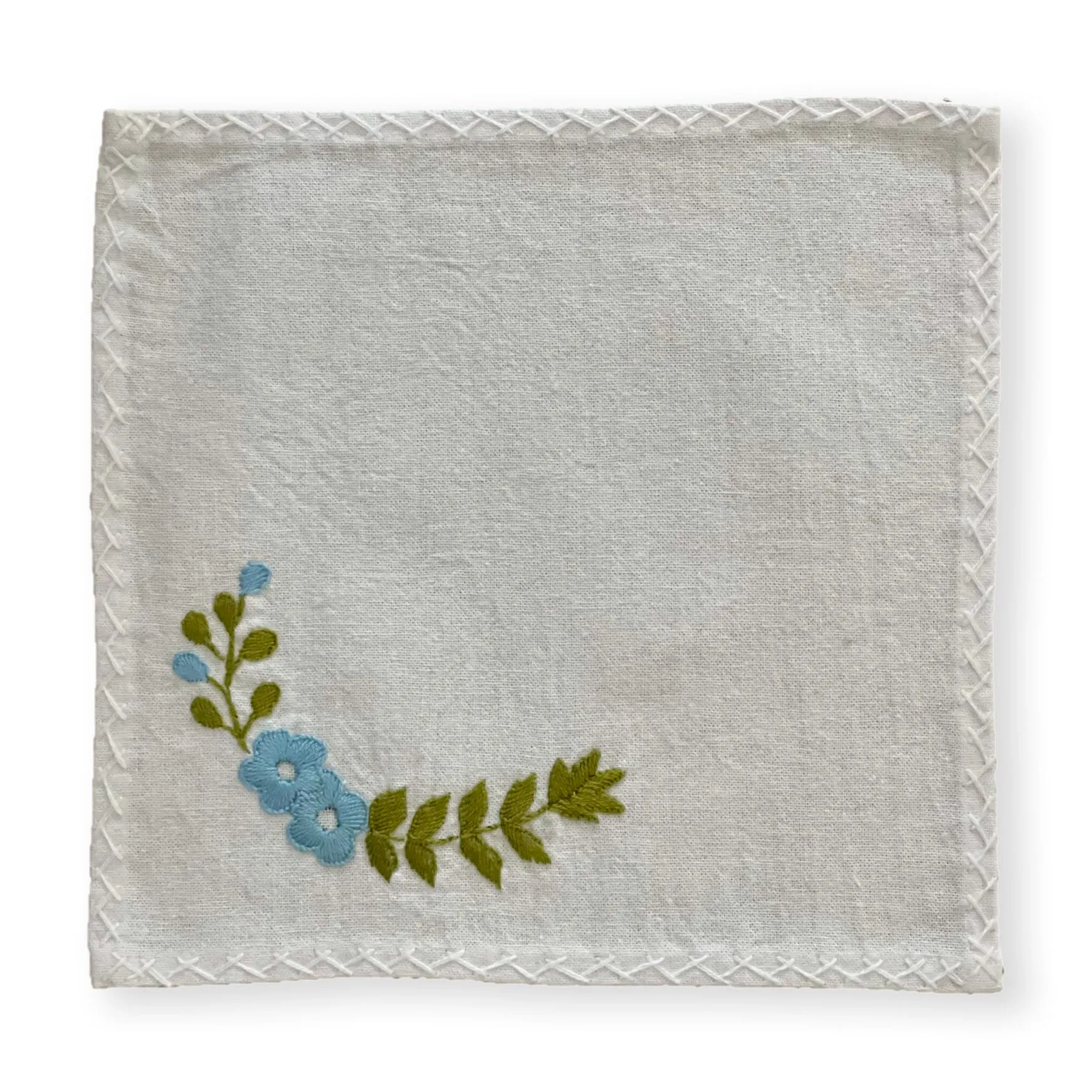 Embroidered Cocktail Napkin