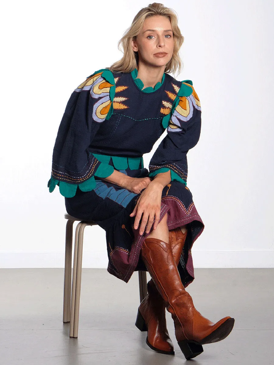 Embroidered Cotton Dress