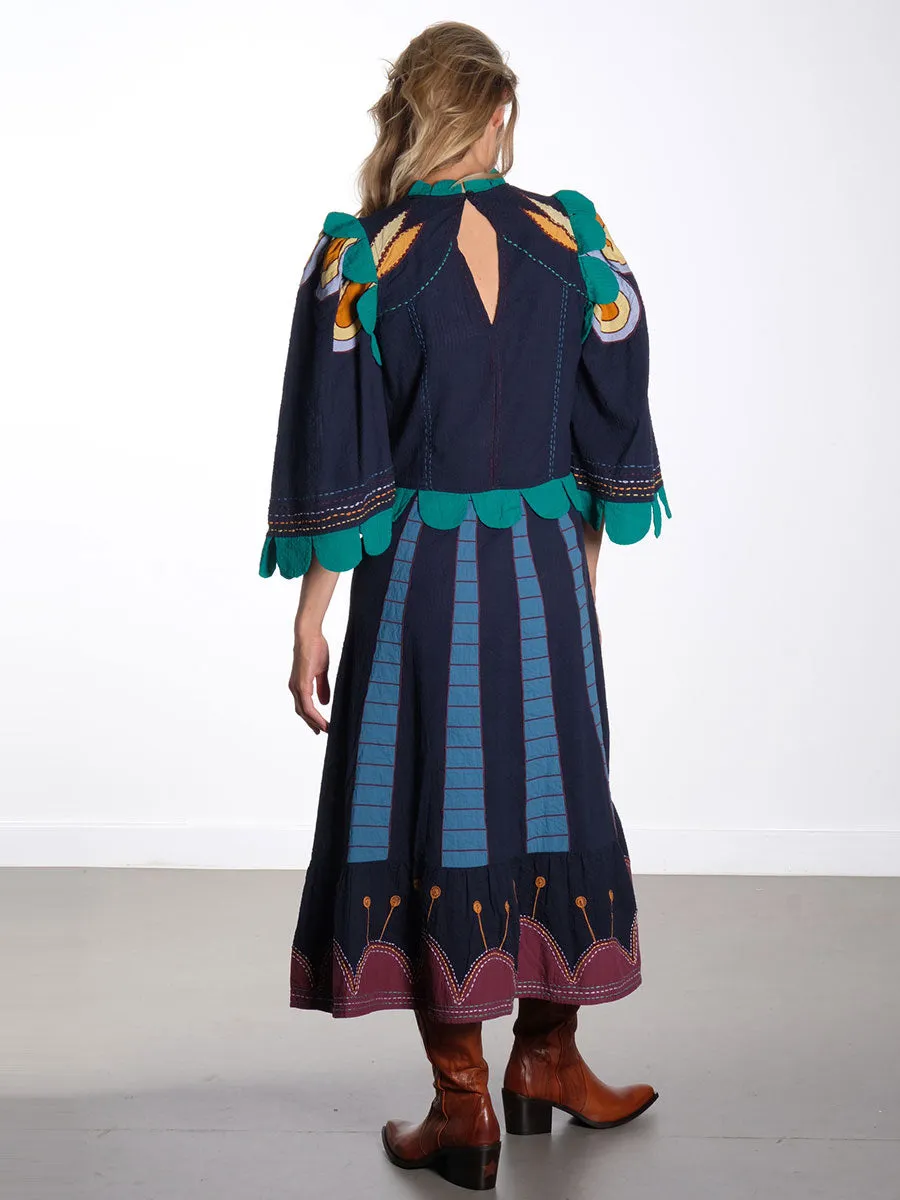 Embroidered Cotton Dress