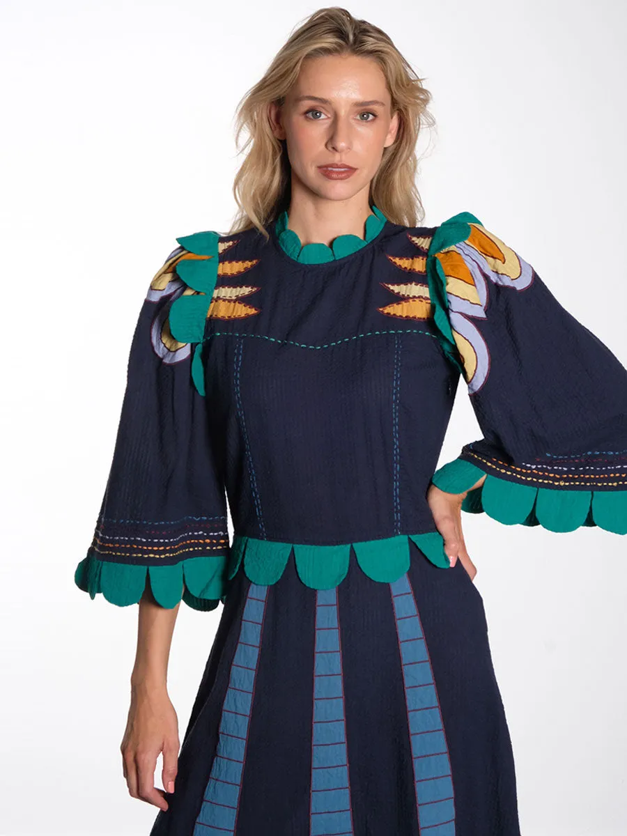 Embroidered Cotton Dress