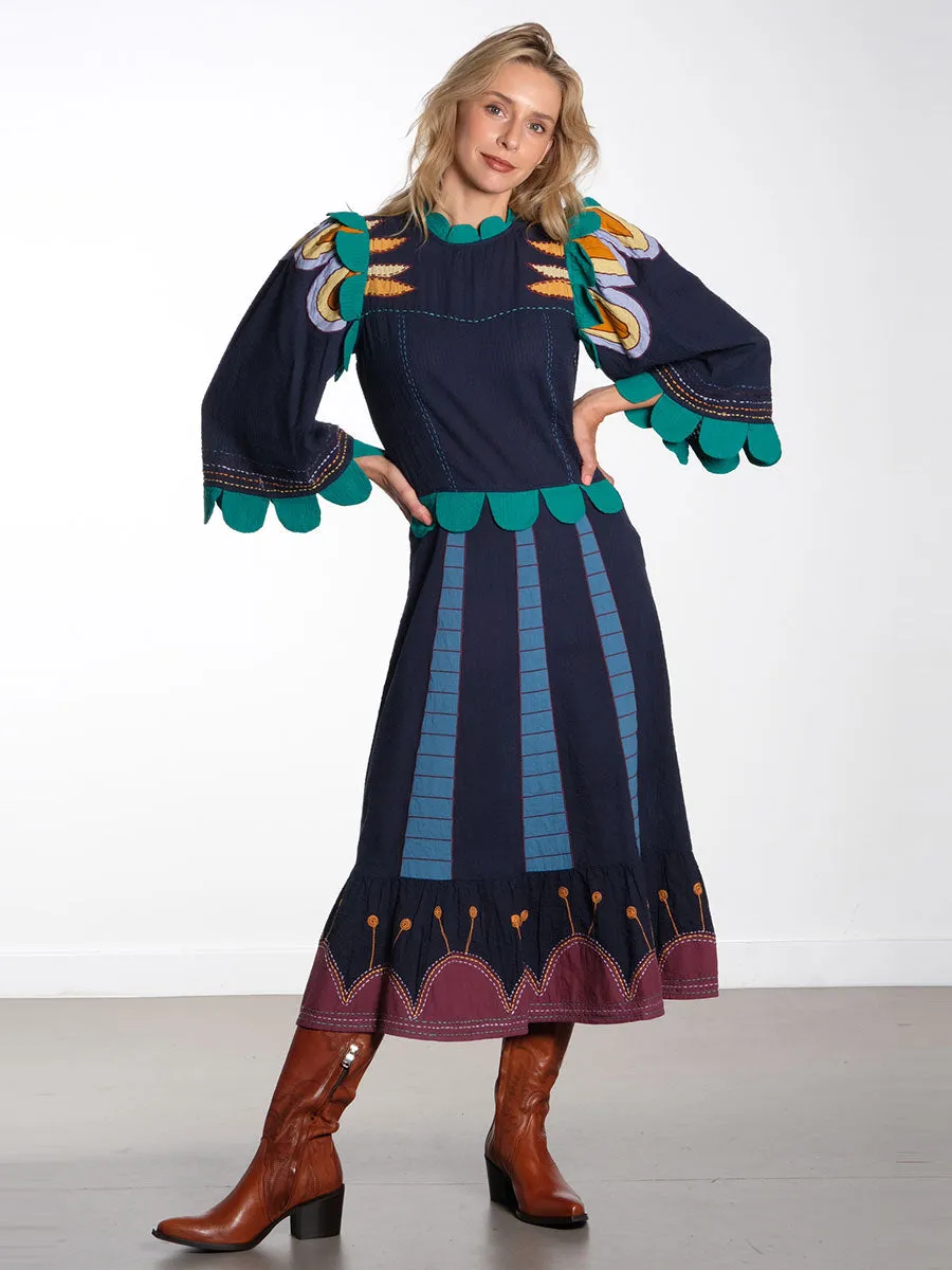 Embroidered Cotton Dress