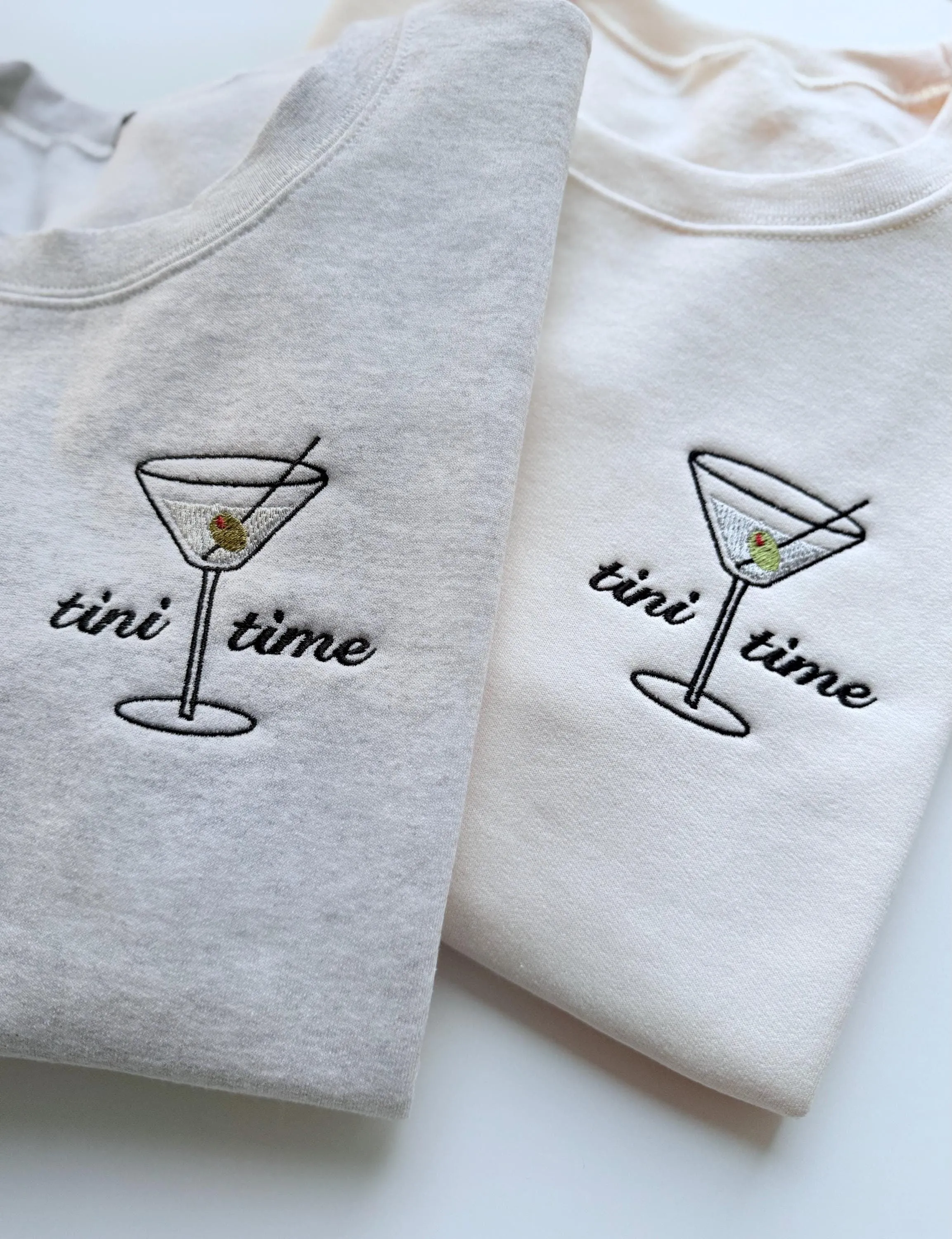 Embroidered Dirty Martini Sweatshirt