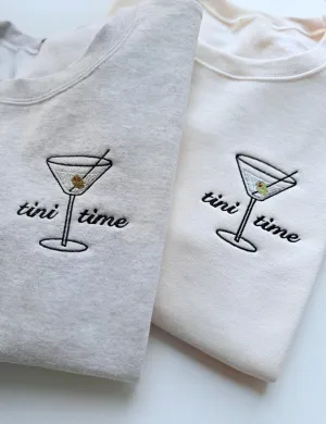 Embroidered Dirty Martini Sweatshirt