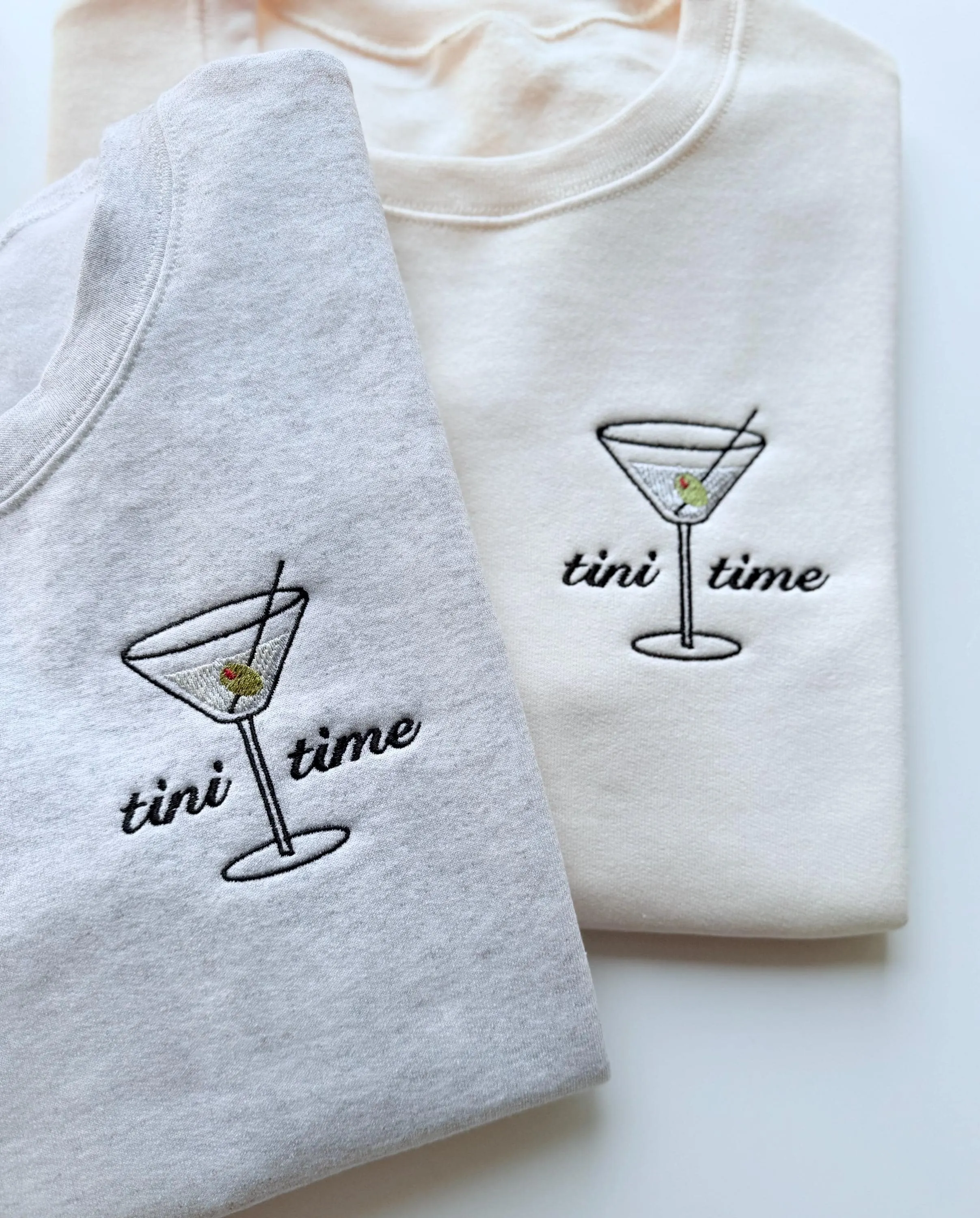 Embroidered Dirty Martini Sweatshirt