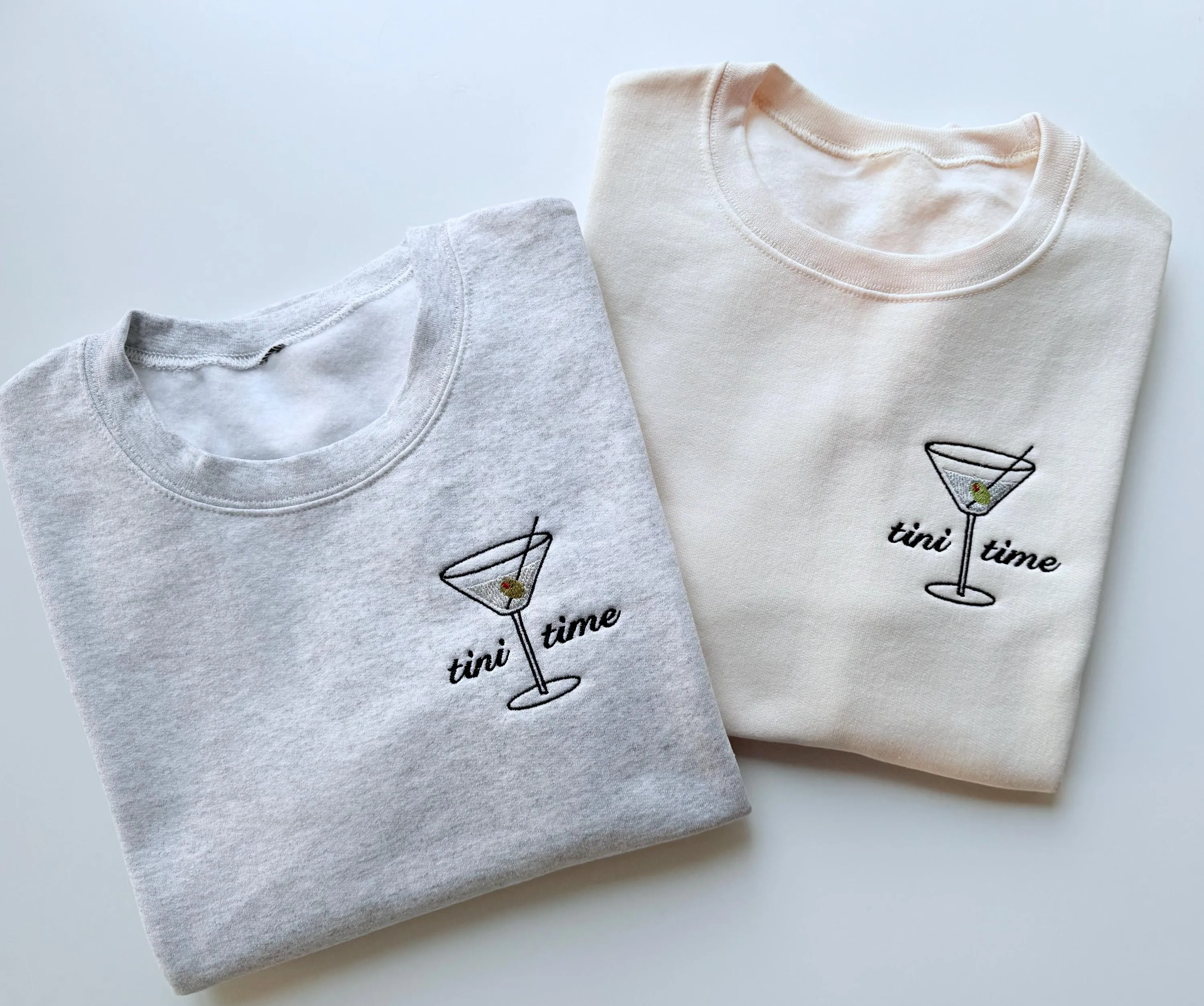 Embroidered Dirty Martini Sweatshirt