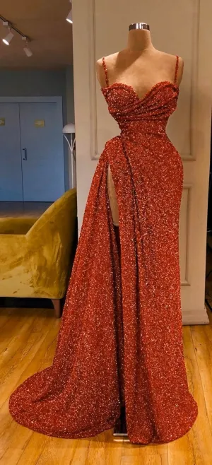 Fabulous Luxury Beaded And Sequined Prom Dresses