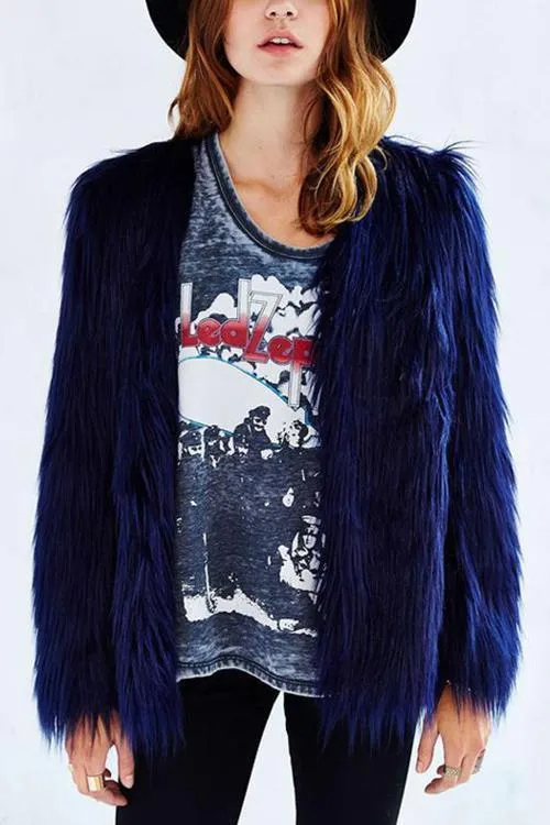 Faux Fur Coat