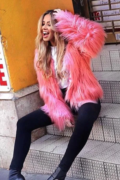 Faux Fur Coat