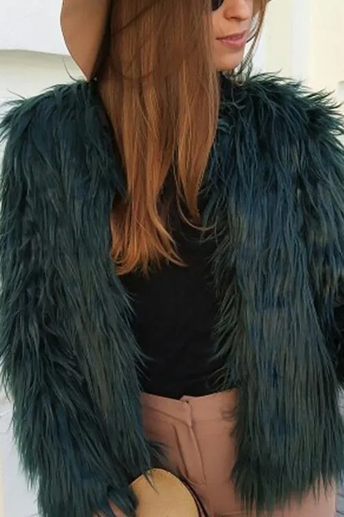 Faux Fur Coat