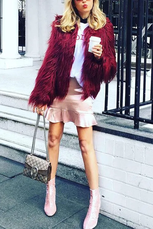 Faux Fur Coat