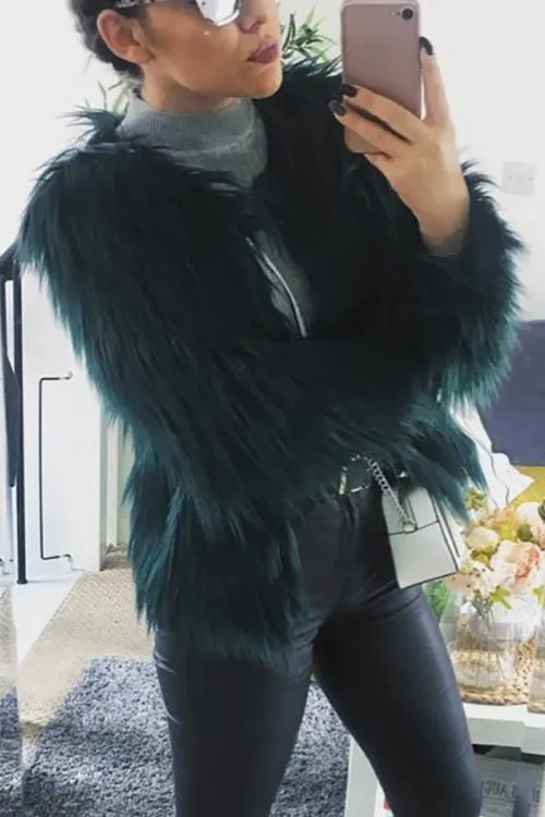 Faux Fur Coat