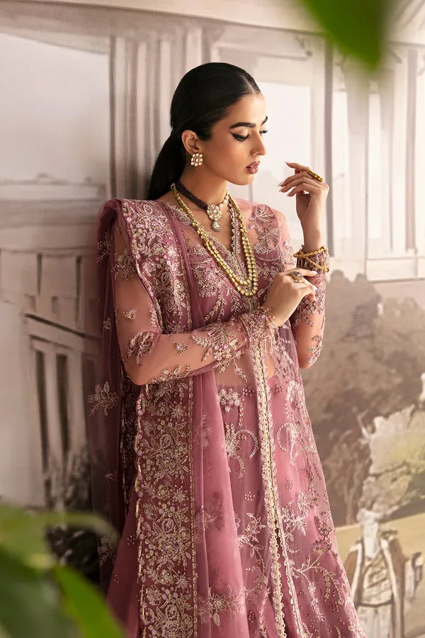 Fuchsia Rose Embellished Pakistani Wedding Dress Kameez Gharara
