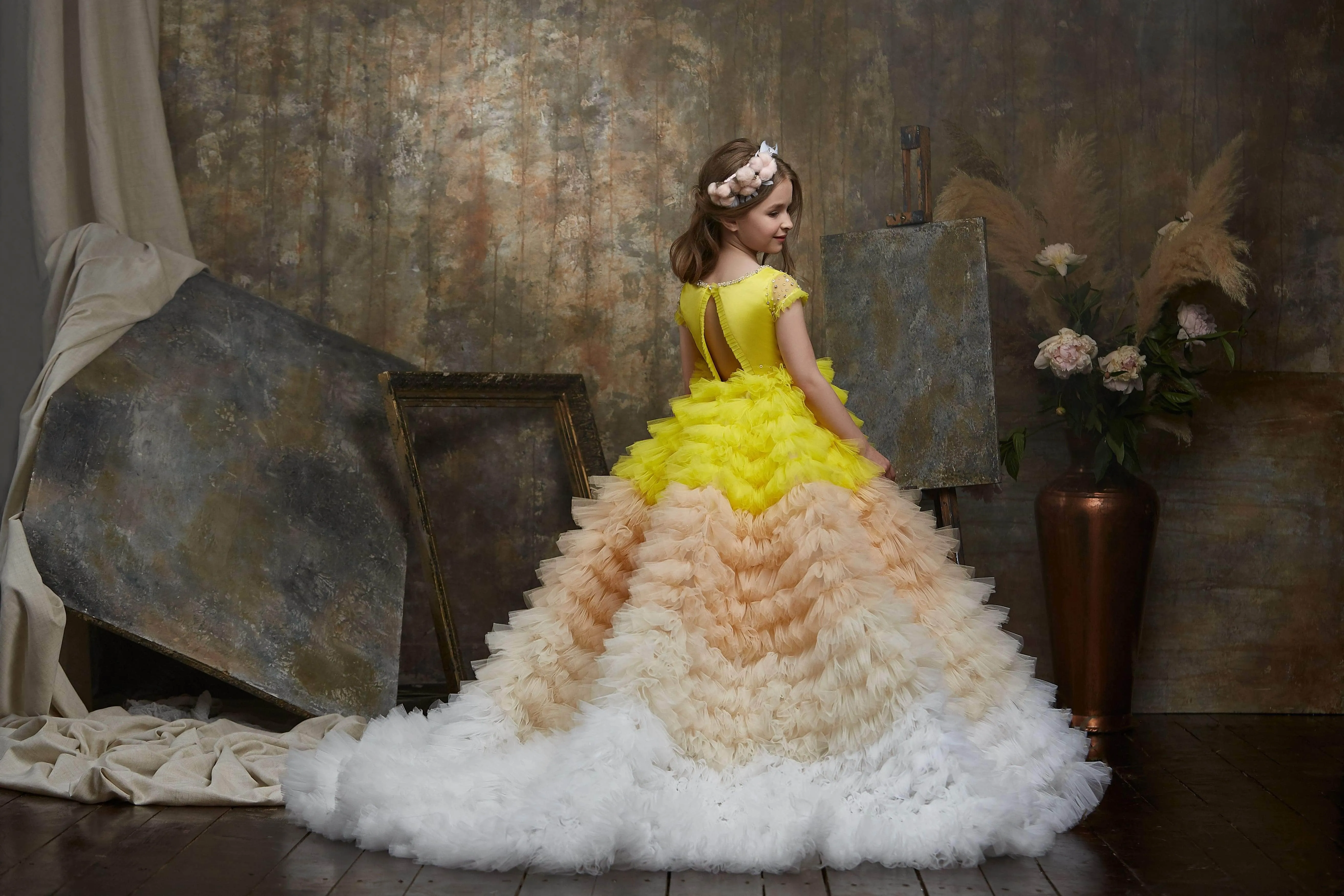 Girls Red Carpet Quinceanera Sweet 16 Dress